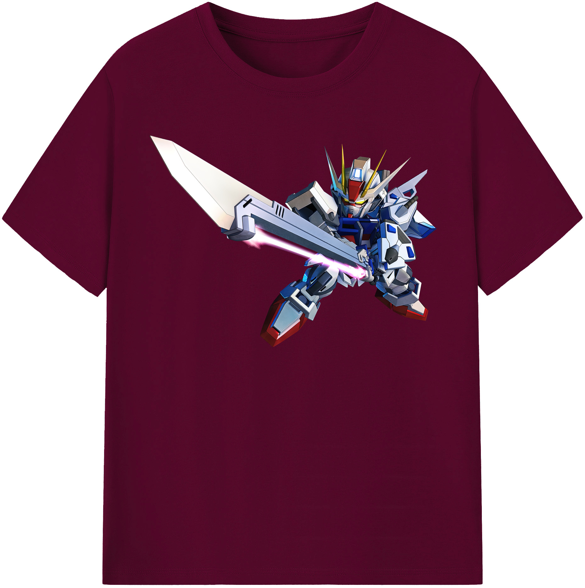 （画像用） 機動戦士ガンダム Mobile Suit Gundam レディースカジュアルプリントTシャツ（綿100％）